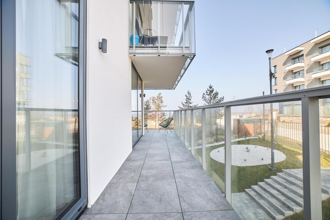 Jantaris Mielno Apartamenty Przy Plazy Экстерьер фото